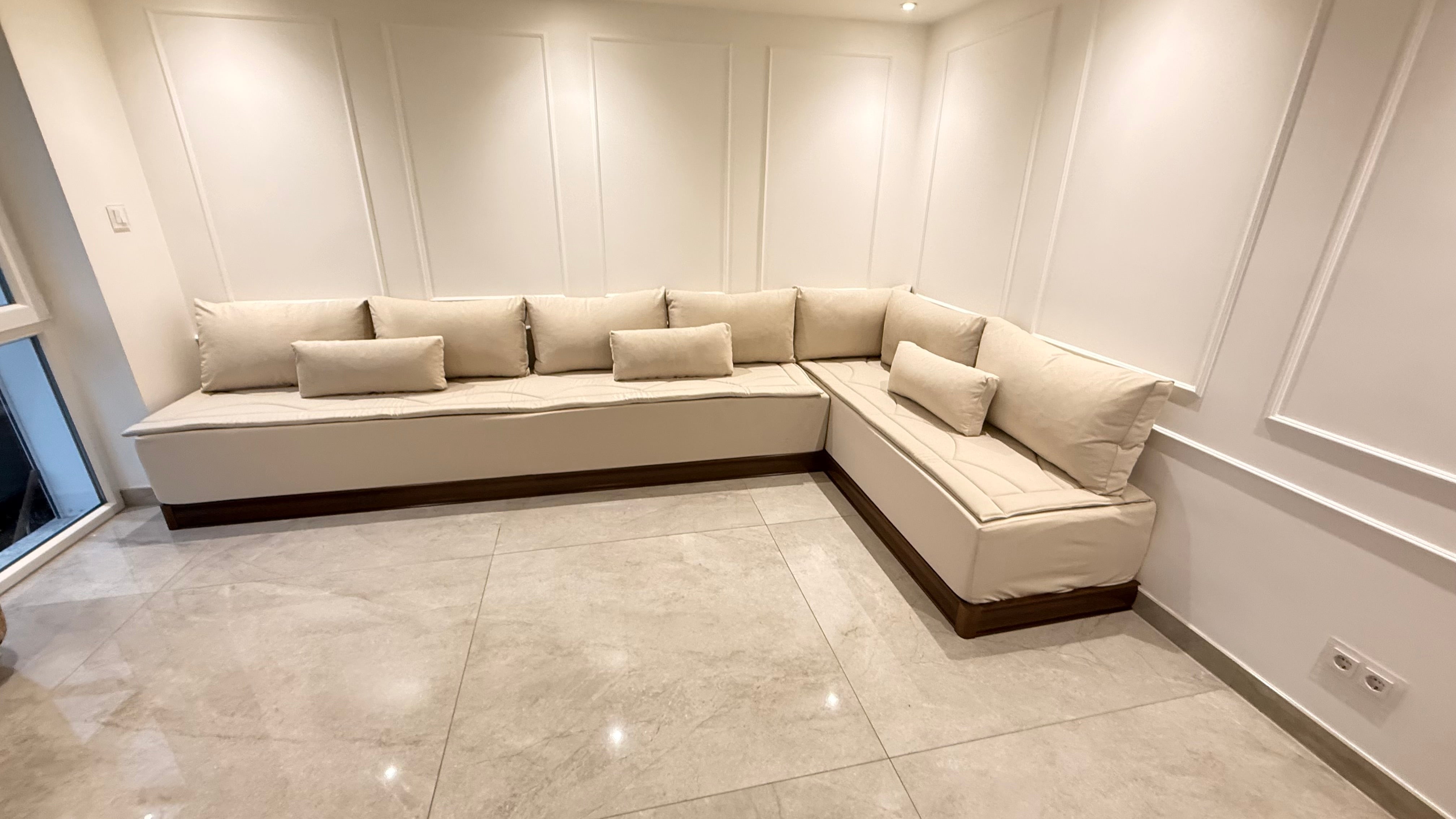 Marokkanische Sedari Sofa ohne Armlehne – zeitlose Eleganz für moderne Wohnräume