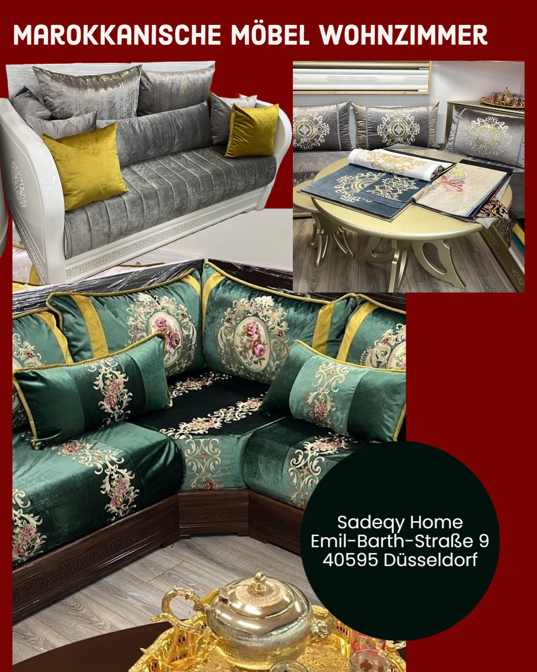 Marokkanische Möbel sedari metarbat Wohnzimmer