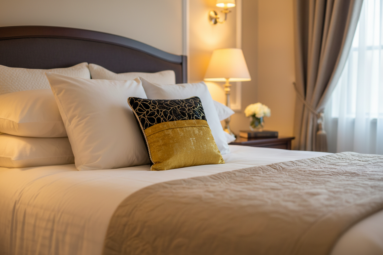 Deko kissen für sofa schwarz muster gold 40x40 - Sadeqy Home