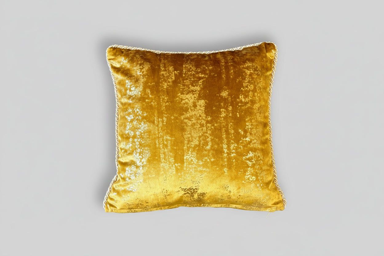 Deko kissen für sofa schwarz muster gold 40x40 - Sadeqy Home