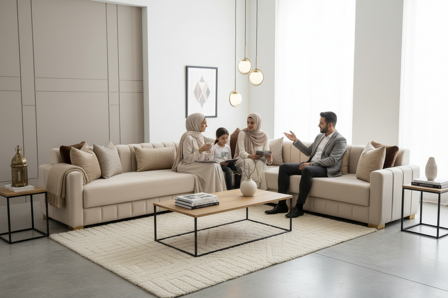 Marokkanisches Sofa modern: Die perfekte Verbindung aus Tradition und modernem Wohnen für eine glückliche Familie