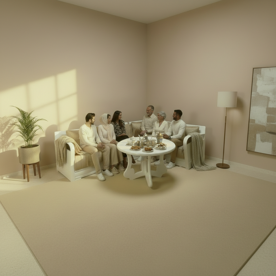 Marokkanische Möbel: Warum ein Sedari für Familie und Gäste ein Stück Heimat ist