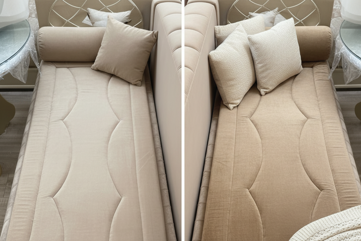 Topper nach Maß für Sedari & Sofa | Komfort-Auflage individuell gefertigt Blau - Sadeqy Home