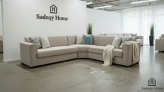 marokkanische Sofa in beige Taupe - Sadeqy Home