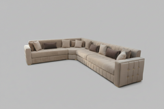 Marokkanisches Sofa Beige Taupe nach Maß - Sadeqy Home