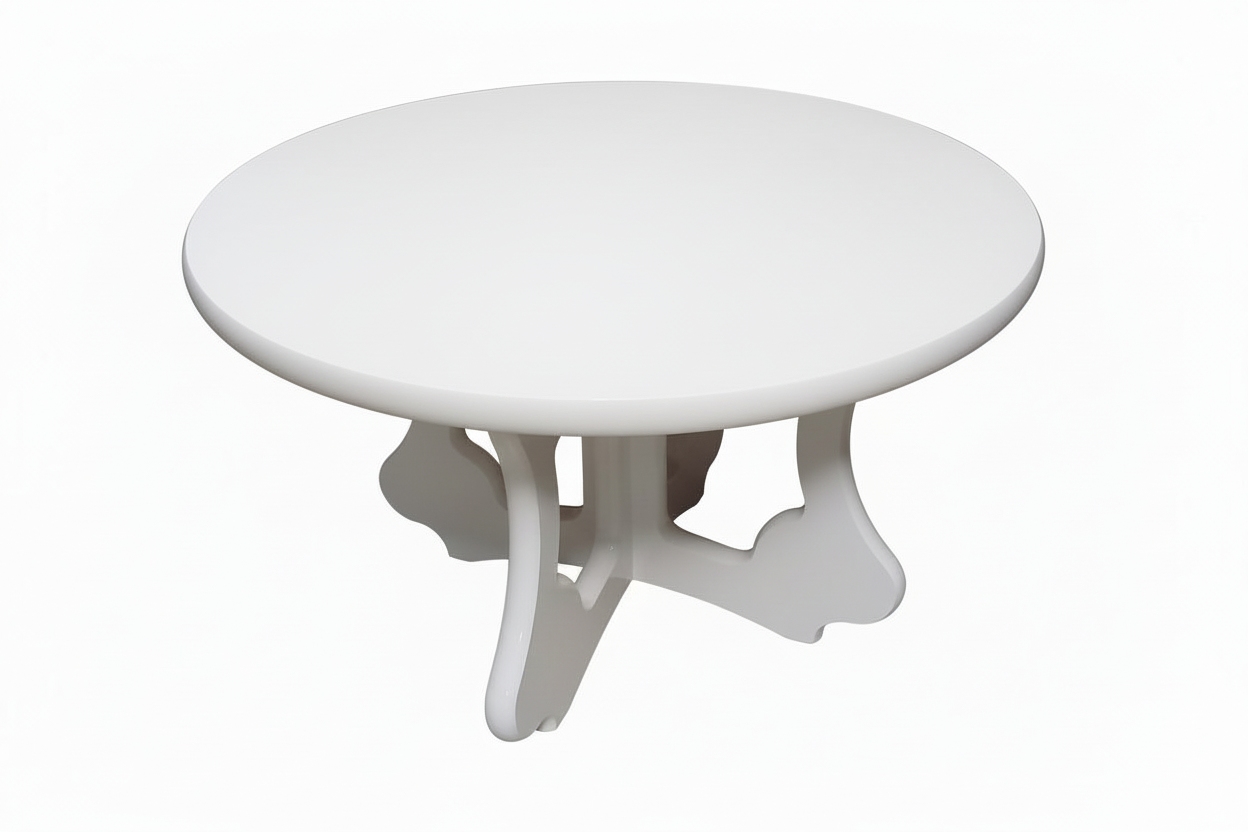 Moderne marokkanische Sedari in simple Weiss-Holz mit Grau stoffe - Sadeqy Home