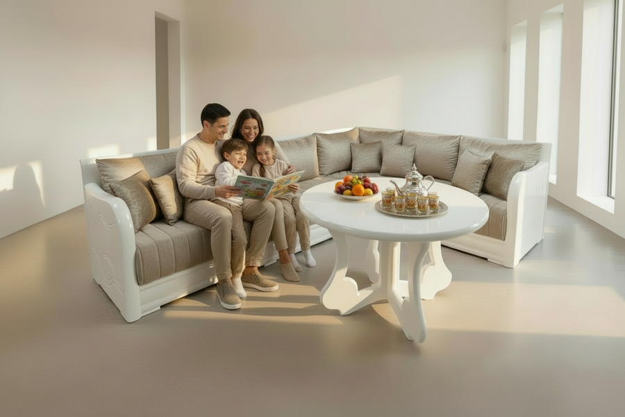 Marokkanischer Salon für Familie und Gäste