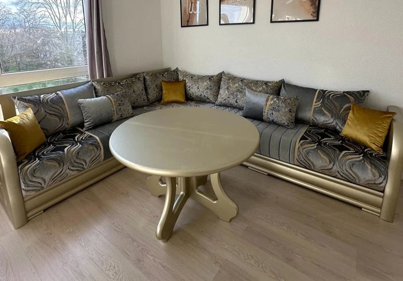 Marokkanische Sedari kaufen: Handgefertigte Sitzmöbel für stilvolles Wohnen - Sadeqy Home