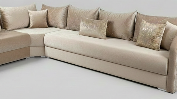 Marokkanisches Sofa nach Maß Beige – Individuelles Design & höchster Komfort - Sadeqy Home