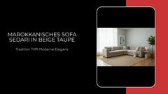 Marokkanisches Sofa sedari in Beige Taupe by@Outfy