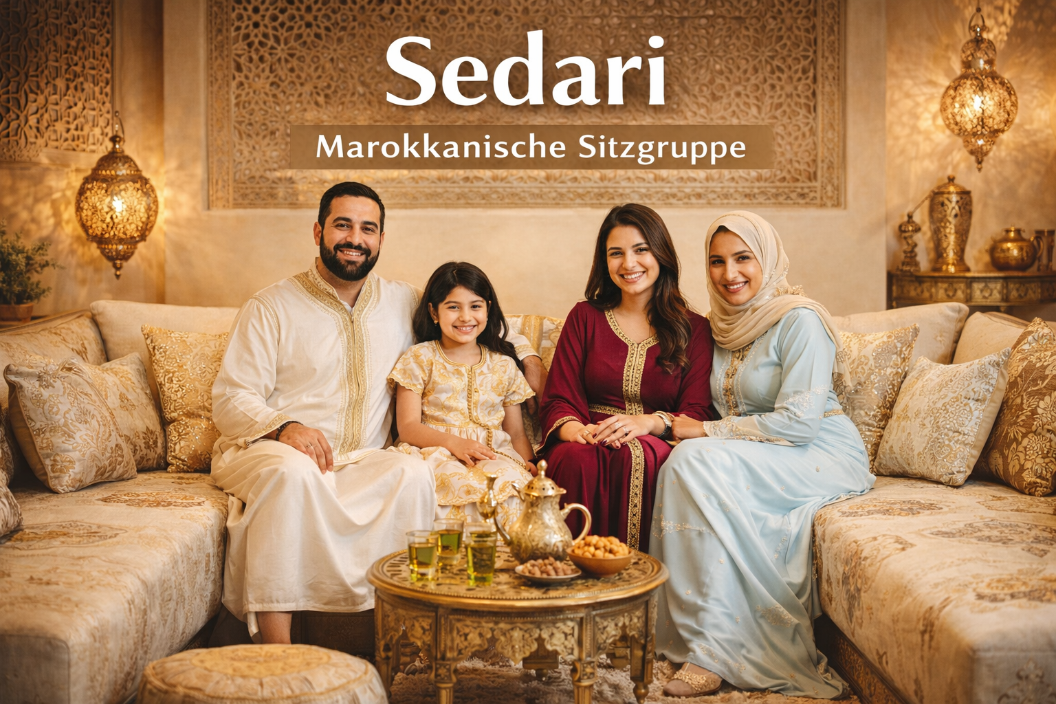 Marokkanische Salon Sedari & Wohnzimmer nach Maß